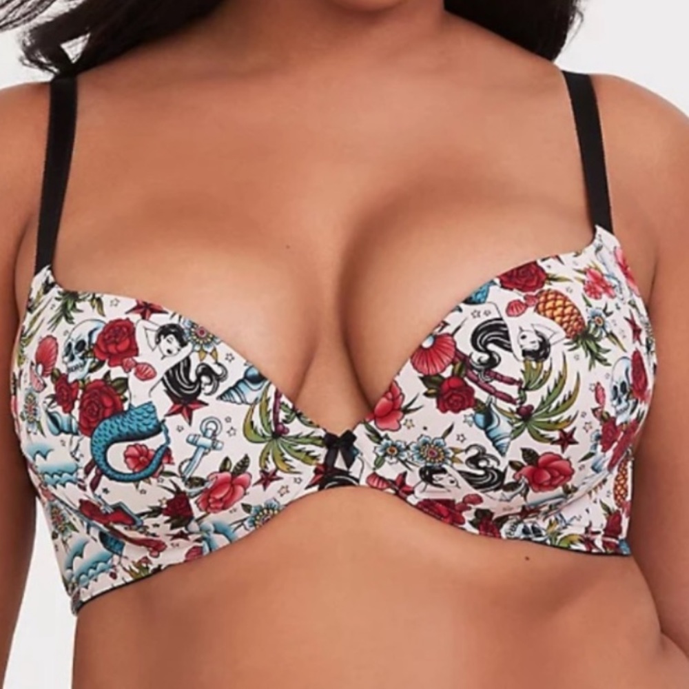 Torrid Plunge Mermaid Bra 46DDD